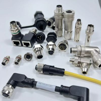 Rundschutz Industrie M5 M23 17 Pin Weiblicher Stecker Wasserdicht