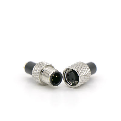 ROHS 5mm IP67 wasserdicht M5 4-Pin-Anschlüsse für elektrische Geräte